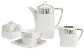Σετ Φλυτζάνια Τσαγιού 6τμχ Πορσελάνης 230ml Linette CRYSPO TRIO 50.277.16
