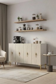 Console Salkım 120 - White, Travertine, Gold White
Travertine
Gold