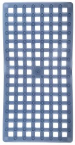 Αντιολισθητικό Πατάκι Μπανιέρας (37x72) Octopus Square Μπλε Τζιν