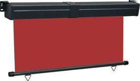 vidaXL Σκίαστρο Βεράντας Πλαϊνό Κόκκινο 165 x 250 εκ.