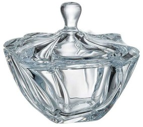 Φοντανιέρα Με Καπάκι Neptune CTB02200303 19cm Κρυστάλλινη Clear Βοημίας Crystal