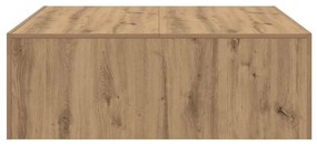 vidaXL Τραπεζάκι Σαλονιού Artisan Δρυς 100x100x35 εκ. Επεξ. Ξύλο