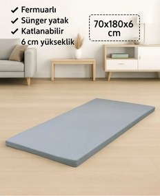 Στρώμα αφρού για δάπεδο ή μπαλκόνι 180x70x6 cm