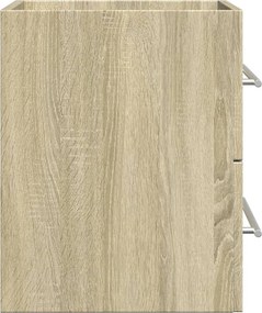 vidaXL Ντουλάπι Νιπτήρα Sonoma Δρυς 60 x 38,5 x 48 εκ. από Επεξ. Ξύλο