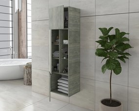 Drop Instinct Smoked Oak - Κρεμαστη Στηλη Μπανιου (40x32x140)