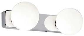 Φωτιστικό Τοίχου Brazos II 6950 Chrome Nowodvorski Metal, Glass