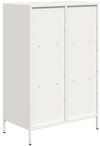 Ντουλάπα Λευκό 68x39x103,5 εκ. από Χάλυβα - Λευκό