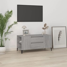 Έπιπλο Τηλεόρασης Γκρι Sonoma 102x44,5x50 εκ. από Επεξεργ. Ξύλο