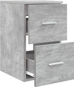 vidaXL Ντουλάπι Μπάνιου Γκρι Σκυροδέματος 30 x 41 x 50 εκ.