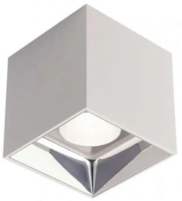 Φωτιστικό Οροφής - Σποτ Mig LED-MIG-Q20 BCO 20W Led 2000lm 4000K11,5x11,5x11,6cm White Intec Αλουμίνιο