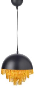 Φωτιστικό Οροφής Μονόφωτο DCR1711725P Black &amp; Orange Metal