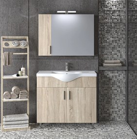 Set Bathroom Furniture SIENA 90 Sonoma 90x46x160 εκ.