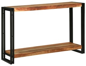 vidaXL Τραπέζι κονσόλας Καφέ 120 x 33 x 75 εκ Μασίφ ξύλο ακακίας