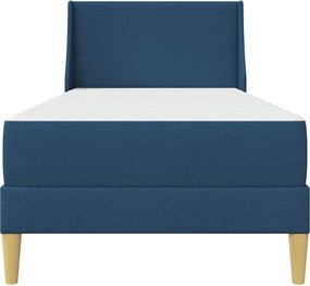 vidaXL Σκελετός κρεβατιού με στρώμα με κεφαλάρι Πολυεστέρας