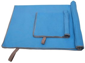 Πετσέτα Microfiber Μονόχρωμη 50x90 Σιέλ