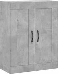 vidaXL Ντουλάπι Επιτοίχιο Γκρι Σκυροδεμ. 69,5x34x90 εκ. Επεξεργ. Ξύλο
