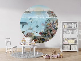 Ocean Lookbook Ταπετσαρια Τοιχου Μπλε Στρογγυλη 80cm