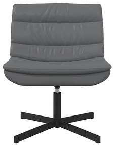 vidaXL Περιστρεφόμενη καρέκλα Γκρι 63 x 75 x 76 εκ PU