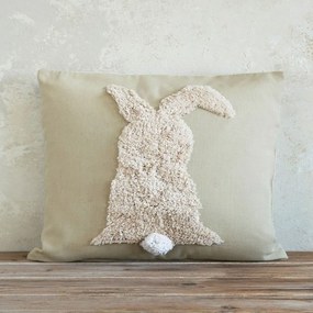 Μαξιλάρι Διακοσμητικό (Με Γέμιση) Easter Bunny Olive Nima 45X45 45x45cm 100% Βαμβάκι