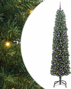 vidaXL Τεχνητό Χριστουγεννιάτικο Δέντρο με 300 LED Πράσινο 240 cm