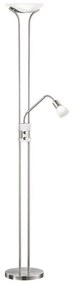 Φωτιστικό Δαπέδου Led Santo II 1x450Lm, 4x450Lm 25x180cm Nickel Mat 421910207 Trio Lighting Metal, Glass