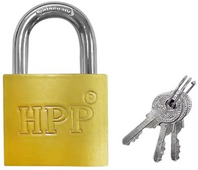 HPP λουκέτο πέταλο με κλειδί CTL-0041, 38mm, μεταλλικό