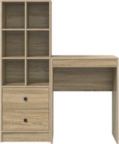 vidaXL Γραφείο με συρτάρι 2 pcs Δρύς Sonoma