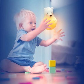 Παιδικό Φωτάκι Νυκτός LED Pabobo Lumicolor LCS01-Bear