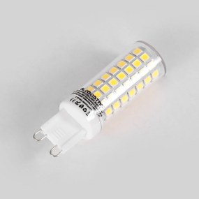 GloboStar 60390 Λάμπα LED G9 4W 584lm 360° AC 220-240V IP20 Φ1.86 x Υ6.3cm Ψυχρό Λευκό 6000K Dimmable - 3 Years Warranty