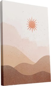 Πίνακας σε καμβά Belan pakoworld τρίπτυχος με ψηφιακή εκτύπωση και πλαίσιο 50x2x70εκ