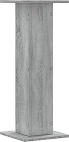 vidaXL Βάσεις Φυτών 2 Τεμ. Γκρι Sonoma 30x30x80 εκ. Επεξεργασμένο Ξύλο
