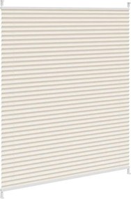 Πλισέ ρόλερ σκίασης 110x125cm Κρεμ