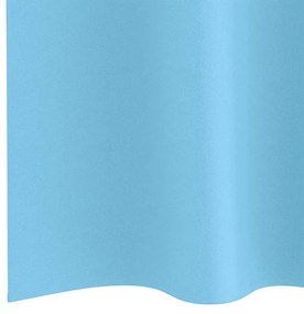 vidaXL Κουρτίνες με κουρτίνες 2 pcs Γαλάζιο 140x140cm Πολυεστέρας