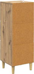 vidaXL Ντουλάπι με Συρτάρια 33 x 34,5 x 90 εκ Επεξεργασμένο Ξύλο