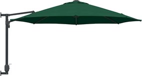 vidaXL Ομπρέλα Κήπου Πράσινο 248 x 248 x 148 εκ.