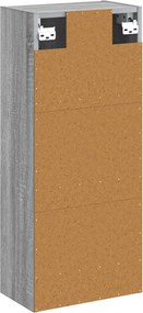 vidaXL Ντουλάπι Μπάνιου Γκρι Sonoma 35 x 20 x 81 cm Επεξεργασμένο Ξύλο