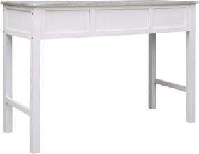 vidaXL Γραφείο Γκρι 110 x 45 x 76 εκ. Ξύλινο