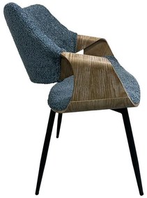 Καρέκλα Τραπεζαρίας FL6145 Fylliana Μπλέ 58x56x83εκ. 58x56x83 εκ.