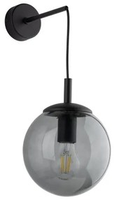 Απλίκα Φωτιστικό Τοίχου E27 15W IP20 Esme TK Lighting-5386-Ανθρακί 5386