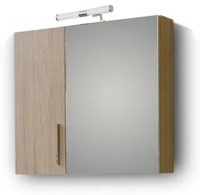 Καθρέφτης SIENA HARMONY NEW 75 3MSI075HN0 με ντουλάπια 73x14x65cm  3MSI075HN0
