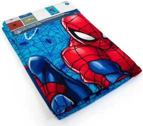 Παιδική Πετσέτα Θαλάσσης Microfiber (70x140) Dimcol Spider-Man 208 Sky Blue