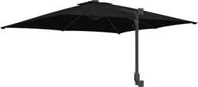 vidaXL Ομπρέλα Κήπου Μαύρο 248,5 x 247,5 x 160 εκ.