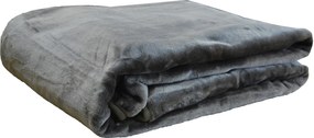 Κουβέρτα Βελουτέ King Size 240x260 5 Anthracite - Anna Riska