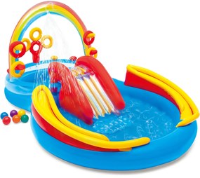 Escape  (Intex)Camping Πισινα Rainbow Play Center 297X193X135Cm (57453)