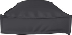 vidaXL Σετ Μαξιλαριών Πάγου 2 pcs Μαύρο 120 x 40 x 8 εκ