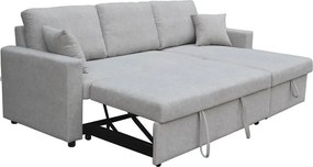 Γωνιακός καναπές Vancouver-Gkri Anoixto