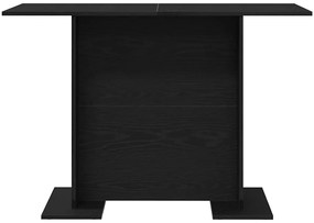 vidaXL Τραπεζαρία Μαύρη δρυς 110 x 60 x 75 cm Επεξεργασμένο ξύλο