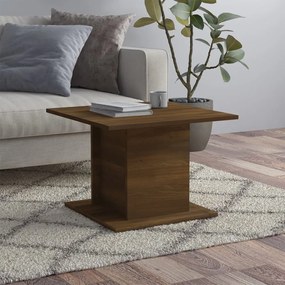 vidaXL Τραπεζάκι Σαλονιού Καφέ Δρυς 55,5x55,5x40 εκ. Επεξεργ. Ξύλο