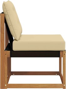 vidaXL Εξωτερικός μεσαίος καναπές