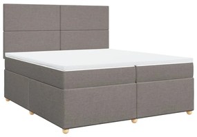 ΚΡΕΒΑΤΙ BOXSPRING ΜΕ ΣΤΡΩΜΑ TAUPE 200X200 ΕΚ. ΥΦΑΣΜΑΤΙΝΟ 3293684